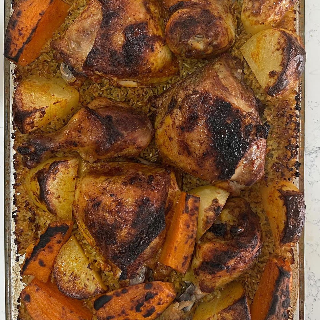 Oven Roasted Chicken Dinner