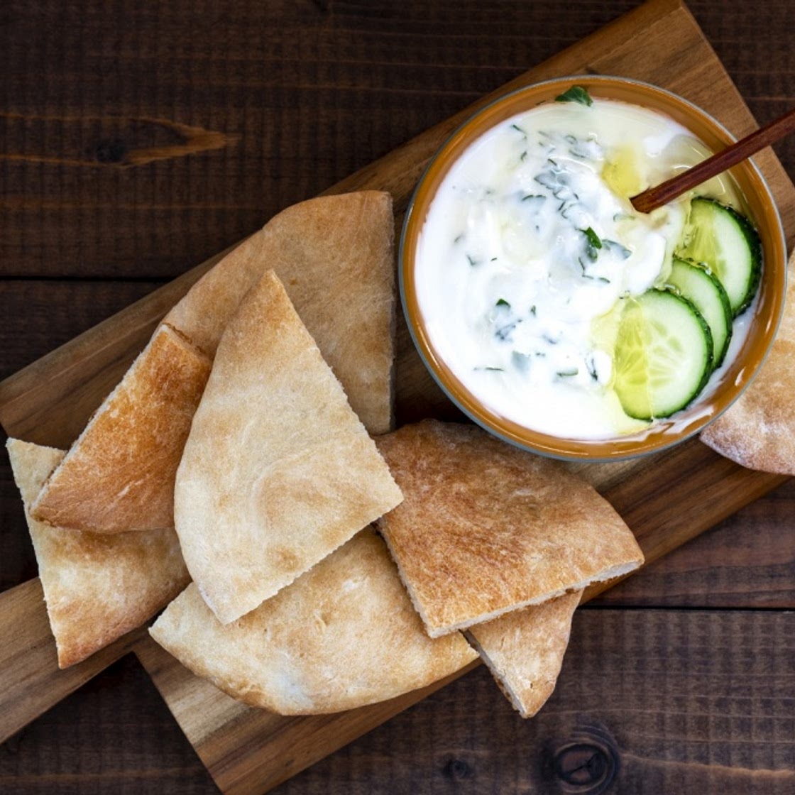 No-yeast pitta bread