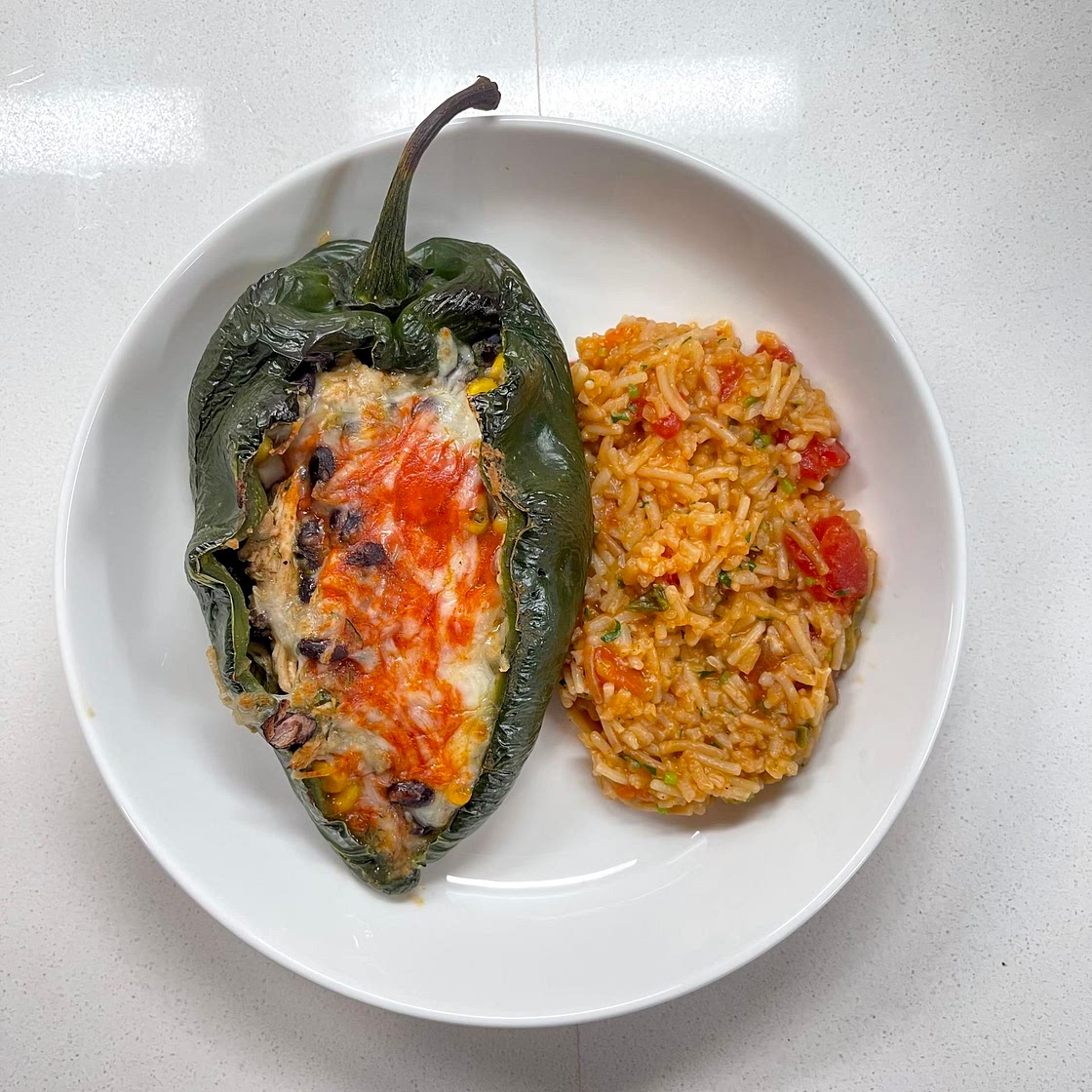 Stuffed Poblano Peppers 