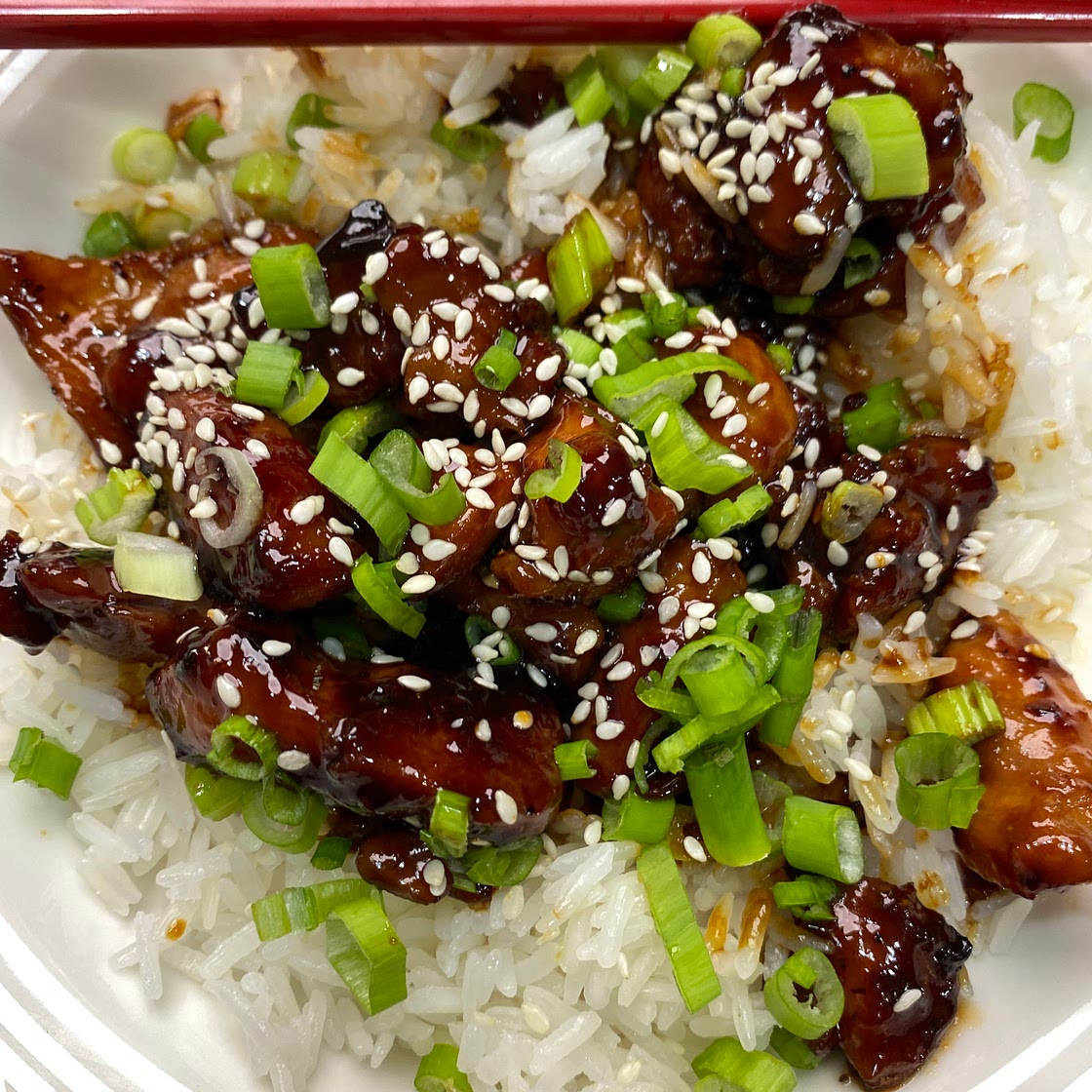 Low calorie orange chicken