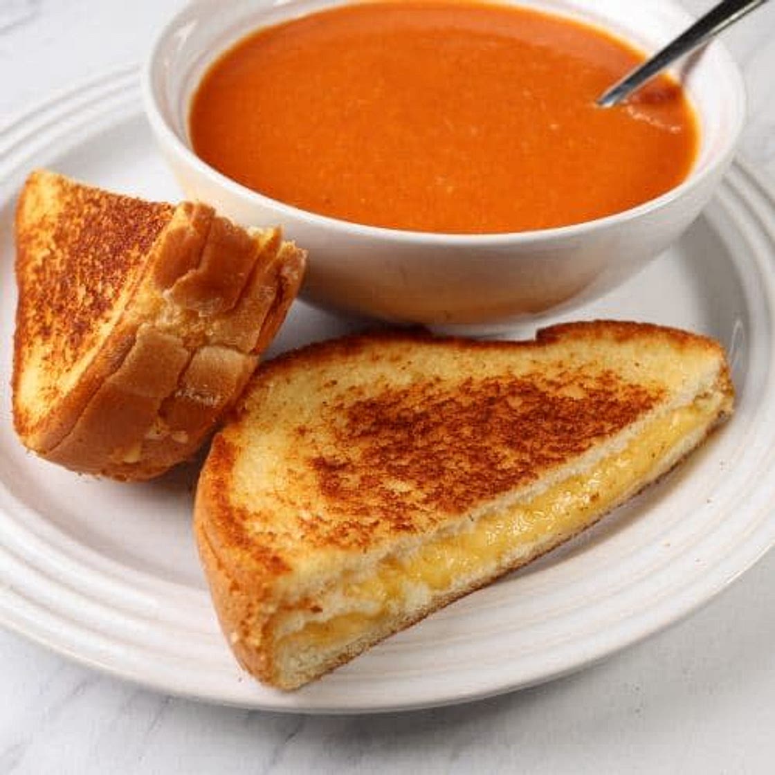 Grilled Cheese and Tomato Soup