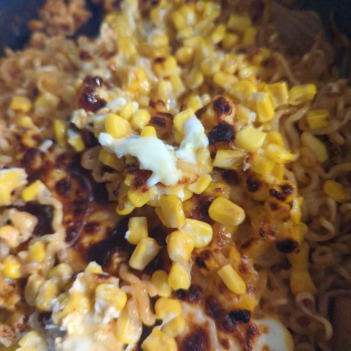 Korean Corn Cheese Spicy Ramen Recipe by Tasty