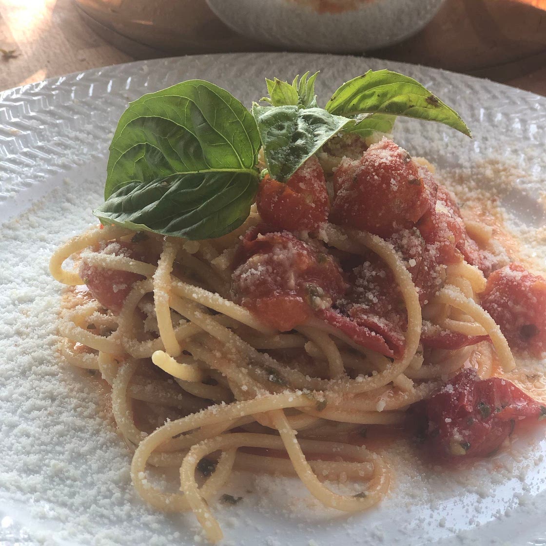 One pan Cherry Tomato Pasta