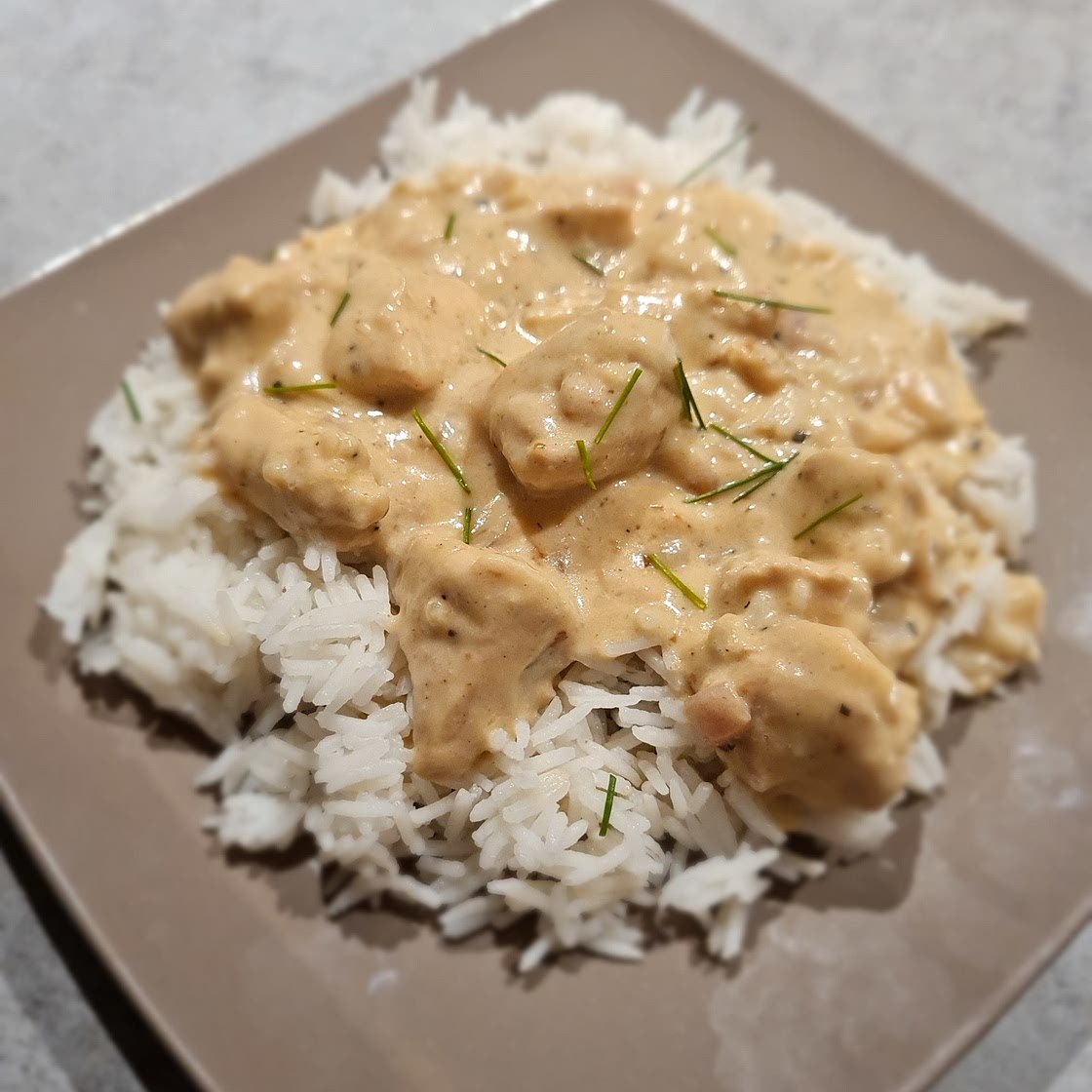 Poulet à la moutarde