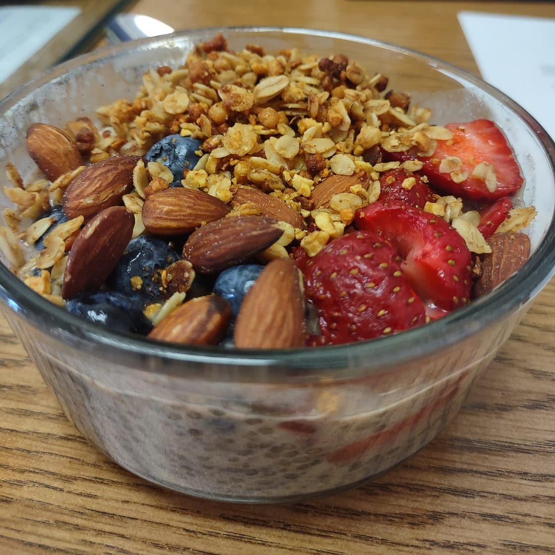 2-Step Vanilla Protein Chia Pudding