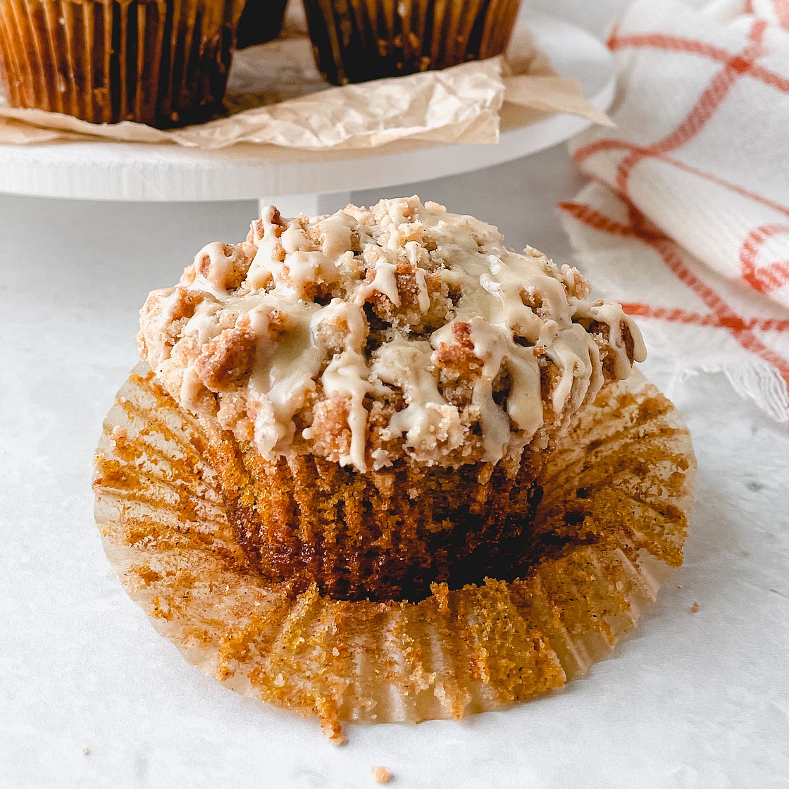 Pumpkin Cinnamon Streusel Muffins