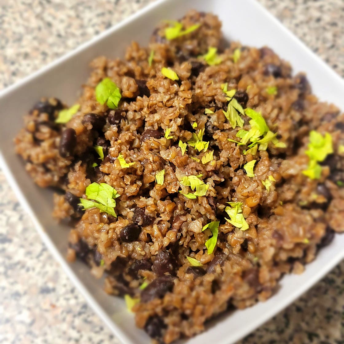 Bulgur Wheat w Black Beans
