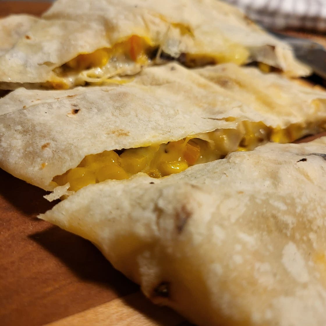 Black Bean, Avacodo, & Corn Quesadillas