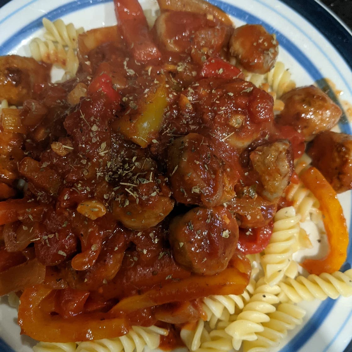Italian Sausage and Pasta Dinner