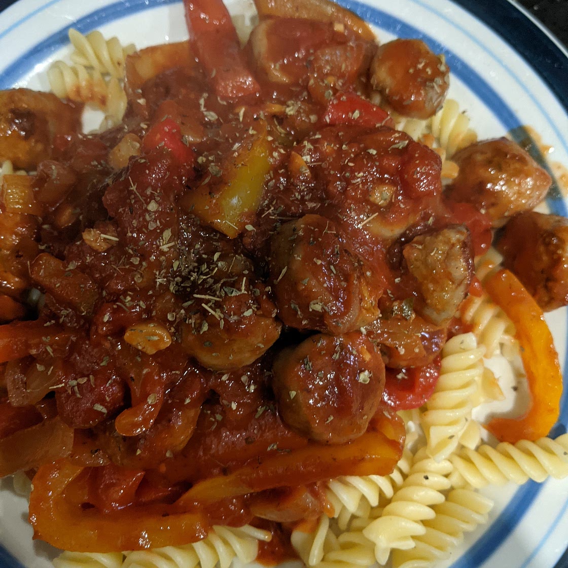 Italian Sausage and Pasta Dinner