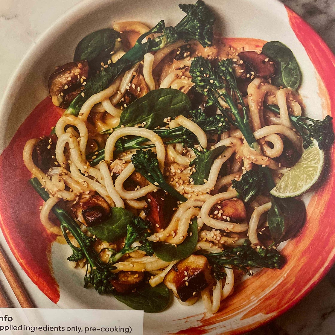 Peanut butter veg packed udon