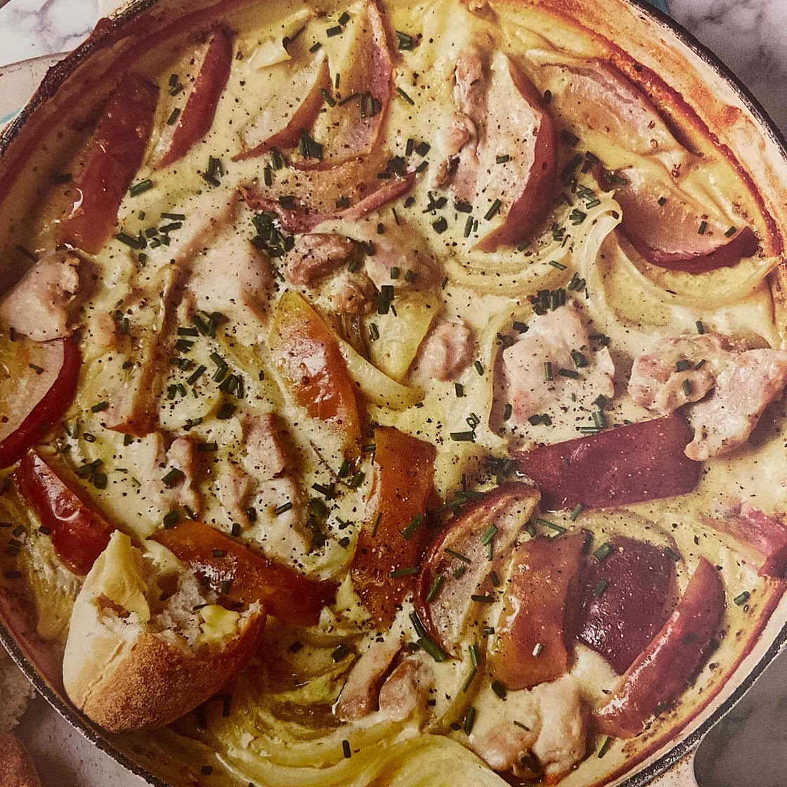 Oven-Baked Normandy Chicken & Apple Casserole