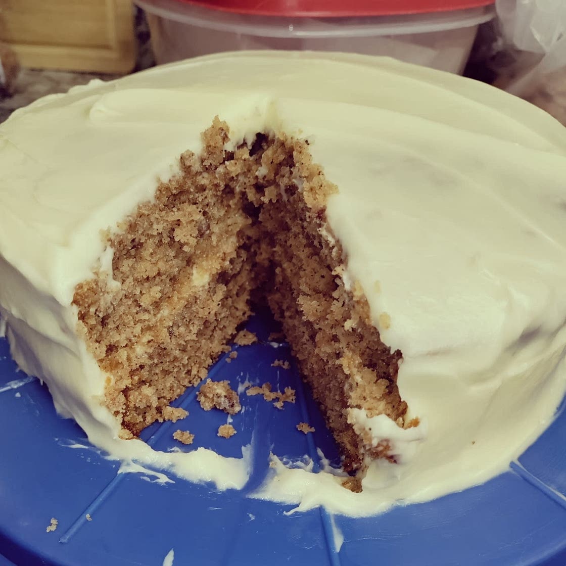 Autumn Spice Cake with Cream Cheese Frosting