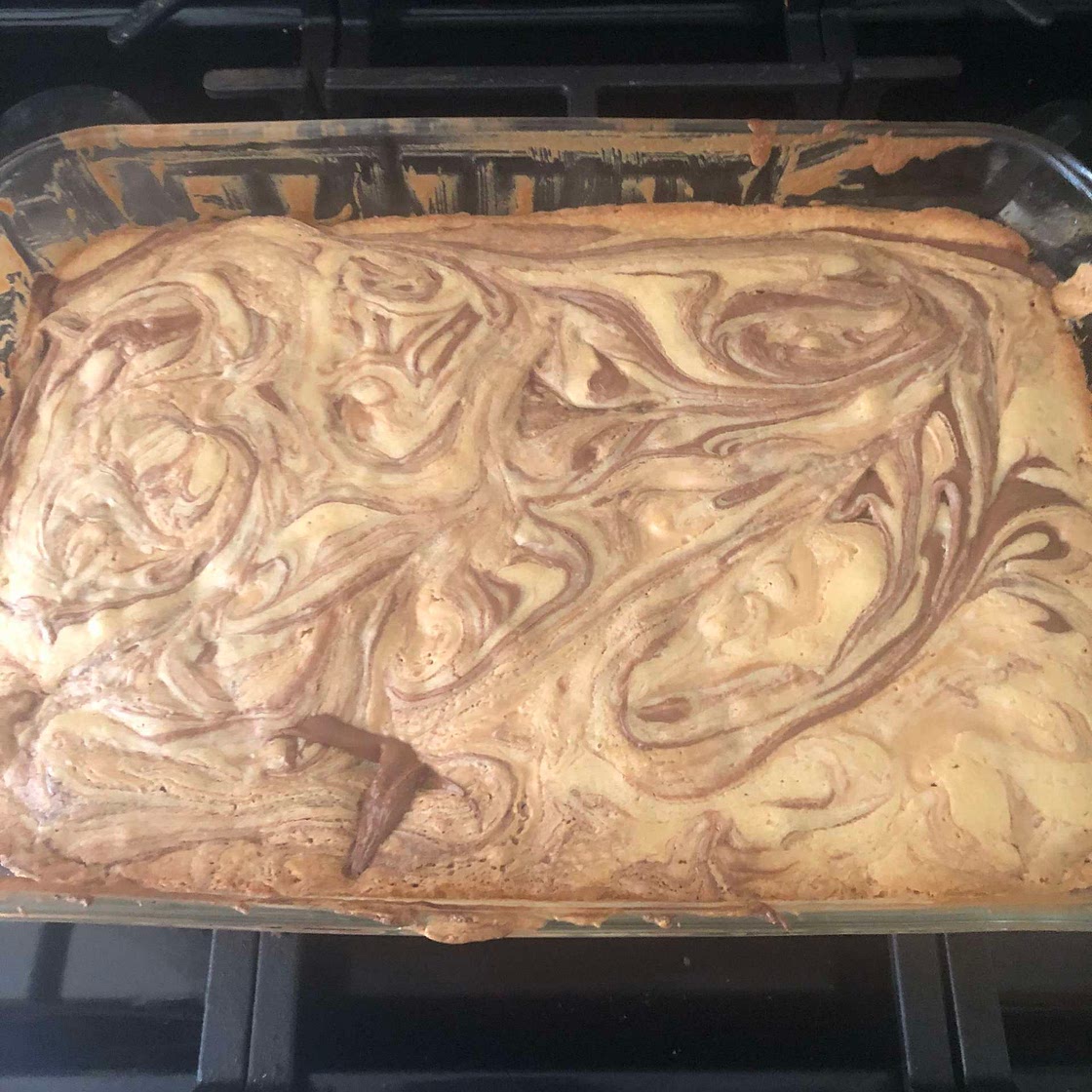 Blondies & peanut butter &Nutella