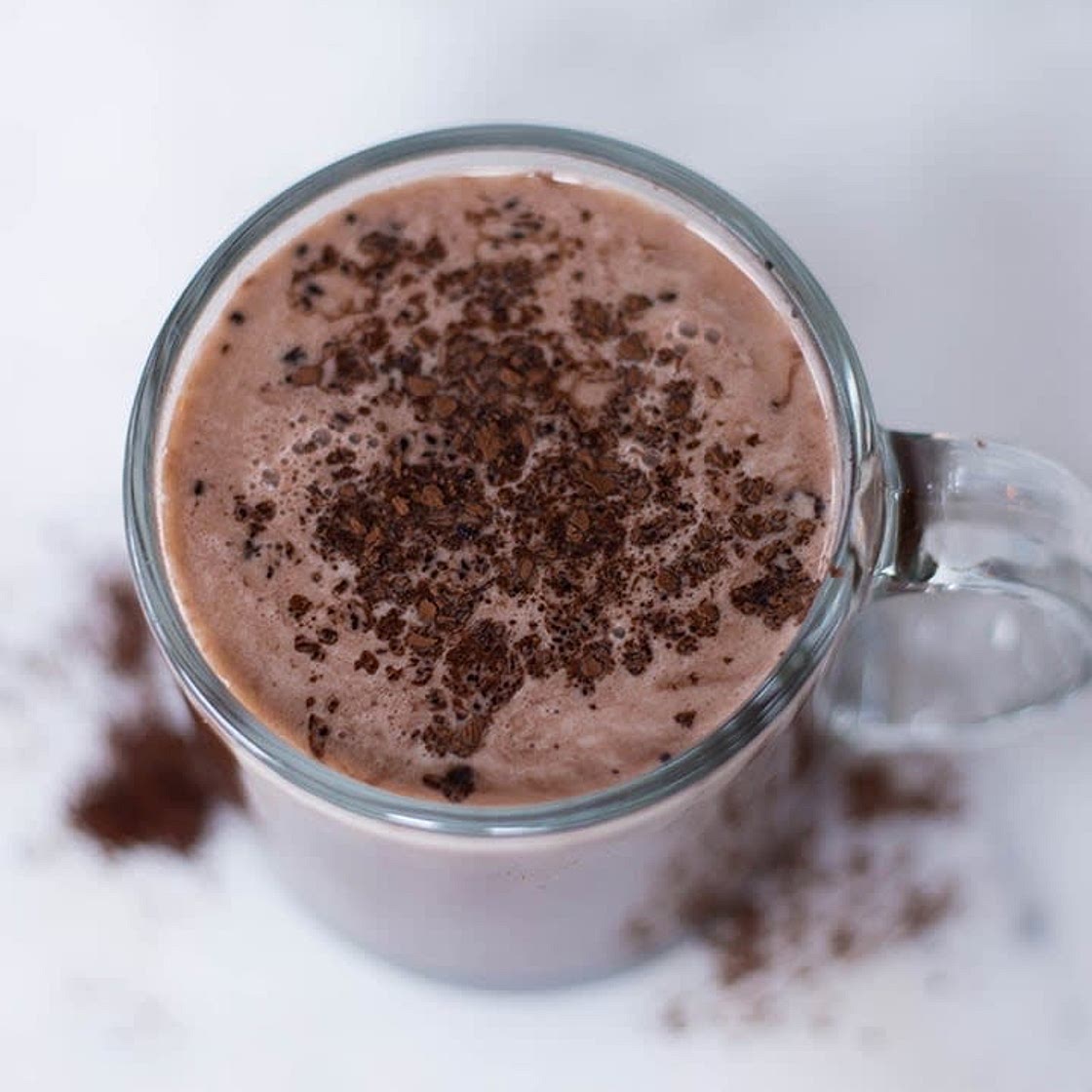 Mocha Cinnamon frozen latte 