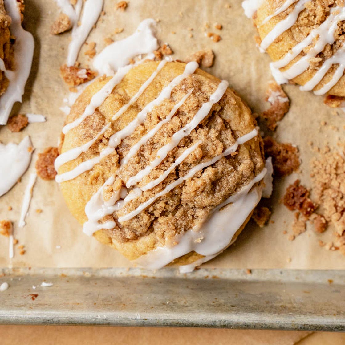 Pumpkin Coffee Cake Cookies