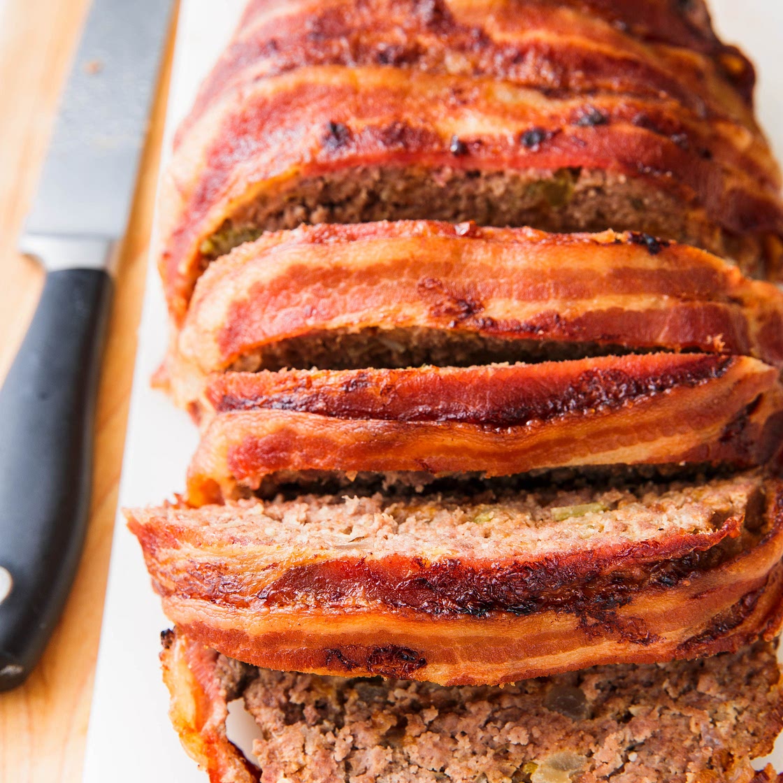 Bacon-Wrapped Keto Meatloaf