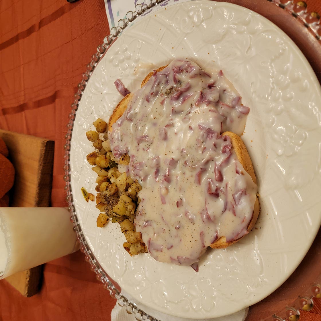 Creamed Chipped Beef on Toast
