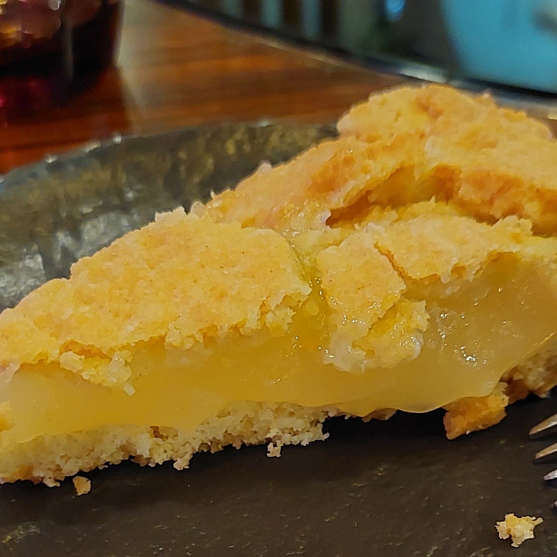 Crostata morbida con crema al limone
