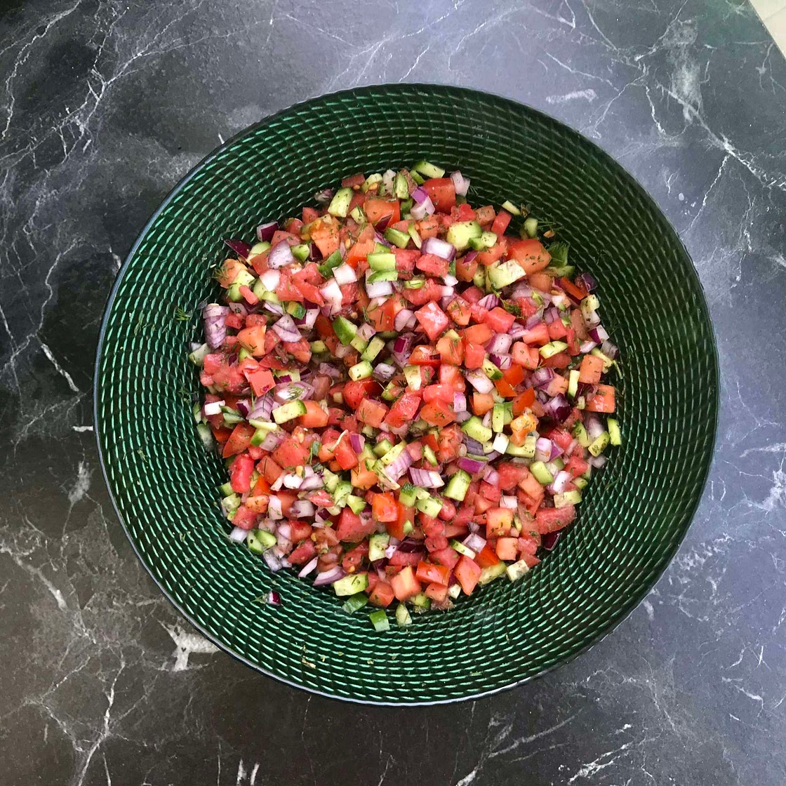 Watermelon Greek Salad