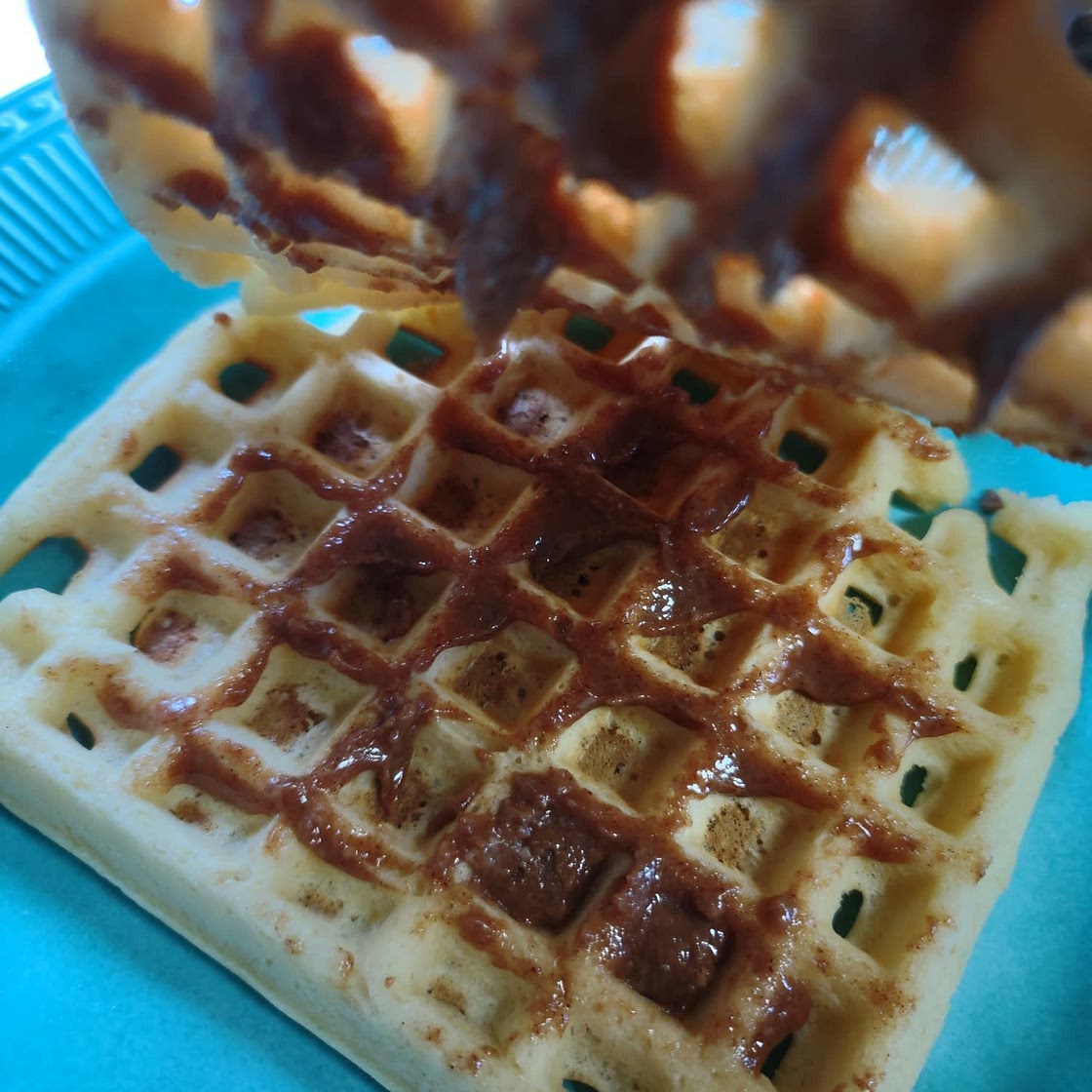 Cinamon Roll Waffles