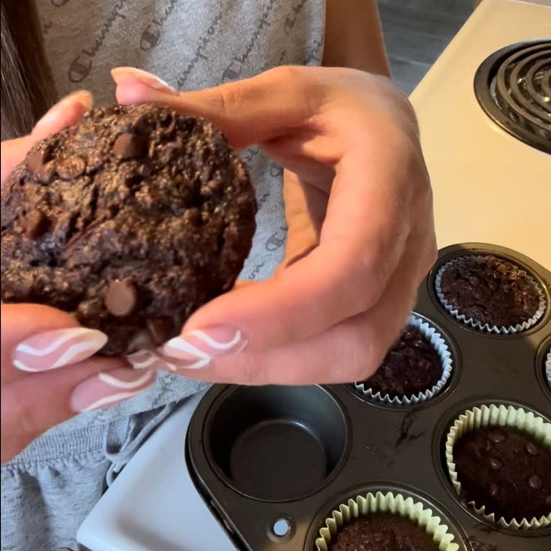 Chocolate Zucchini Muffins
