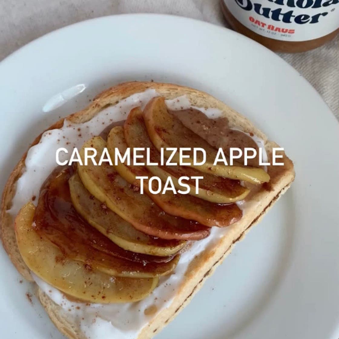 Caramelized Apple Toast