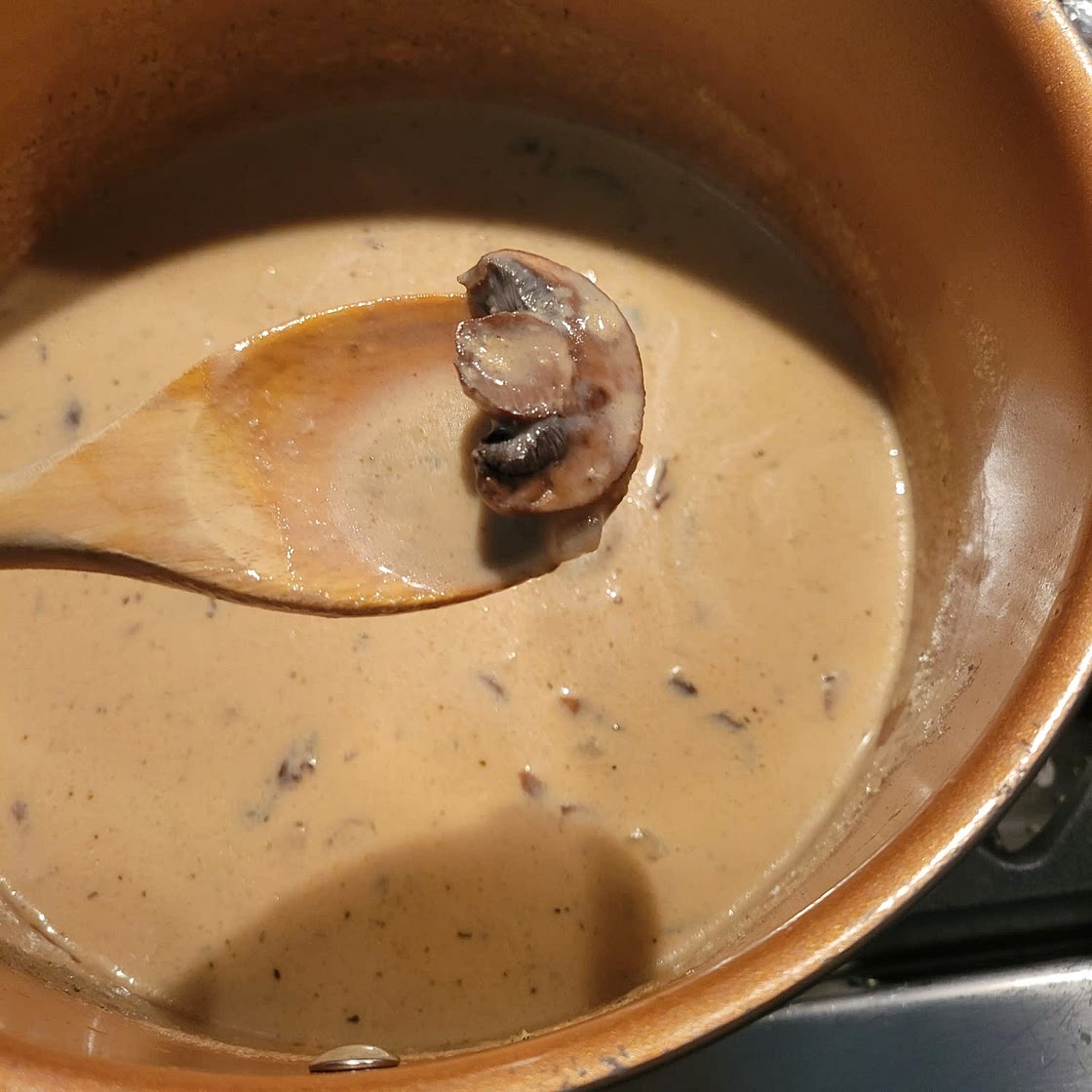 Vegan Cream of Mushroom Soup