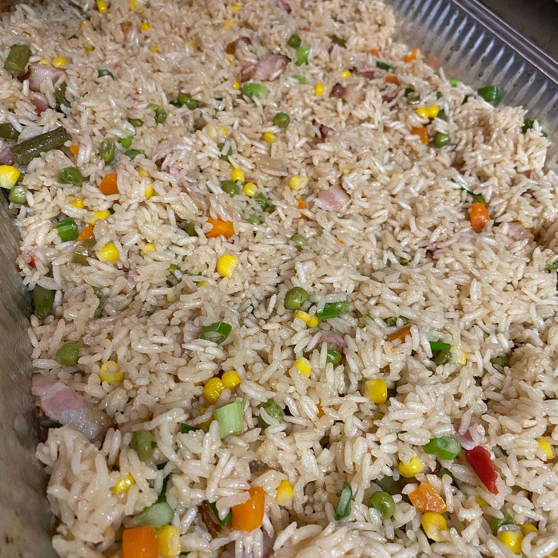 Emergency "Dump 'n Bake" Fried Rice