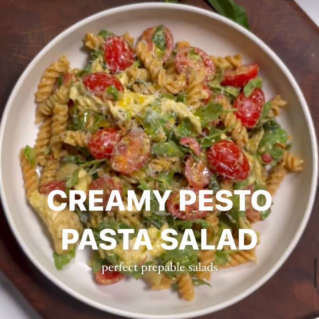 Creamy Pesto Pasta Salad