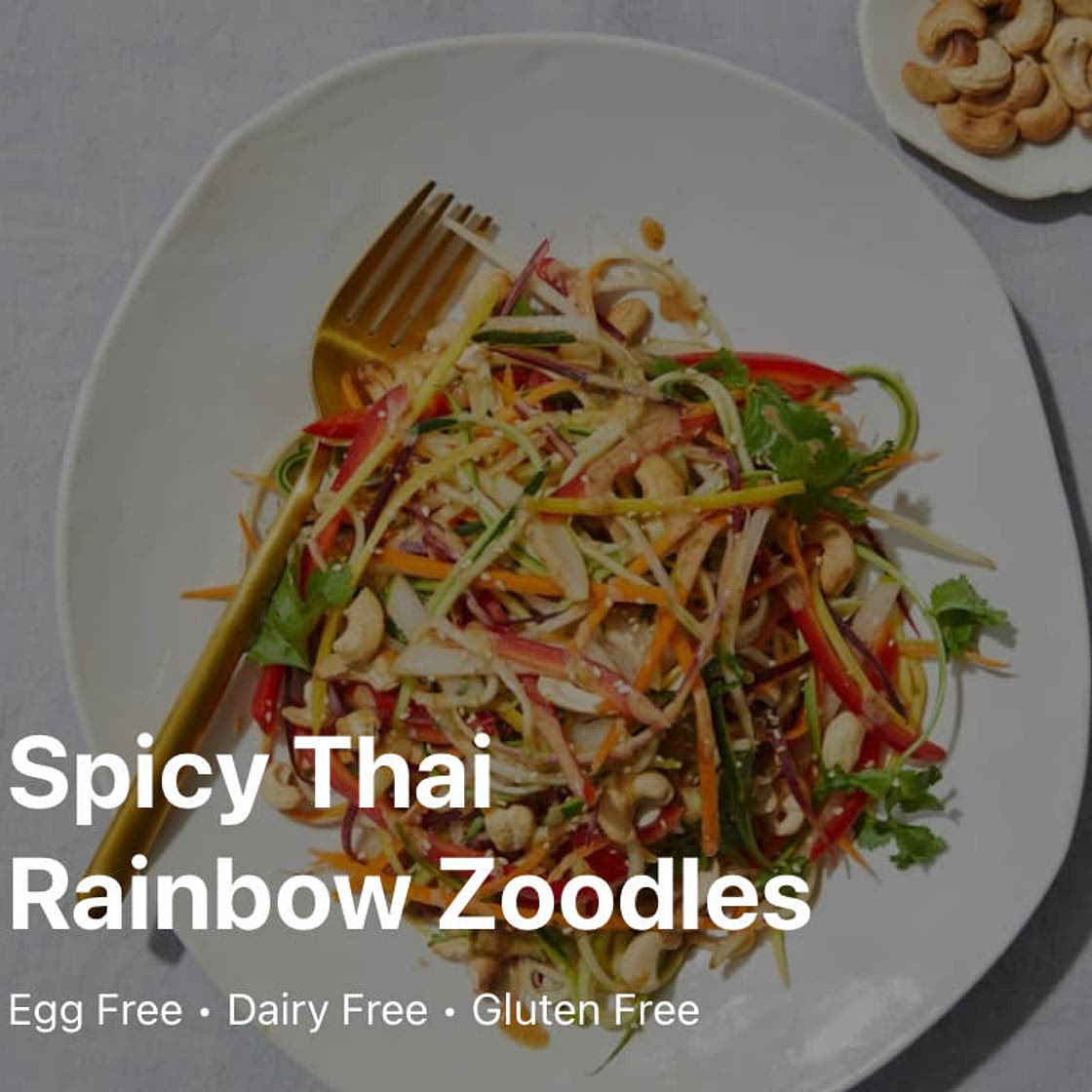 Spicy That Rainbow Zoodles