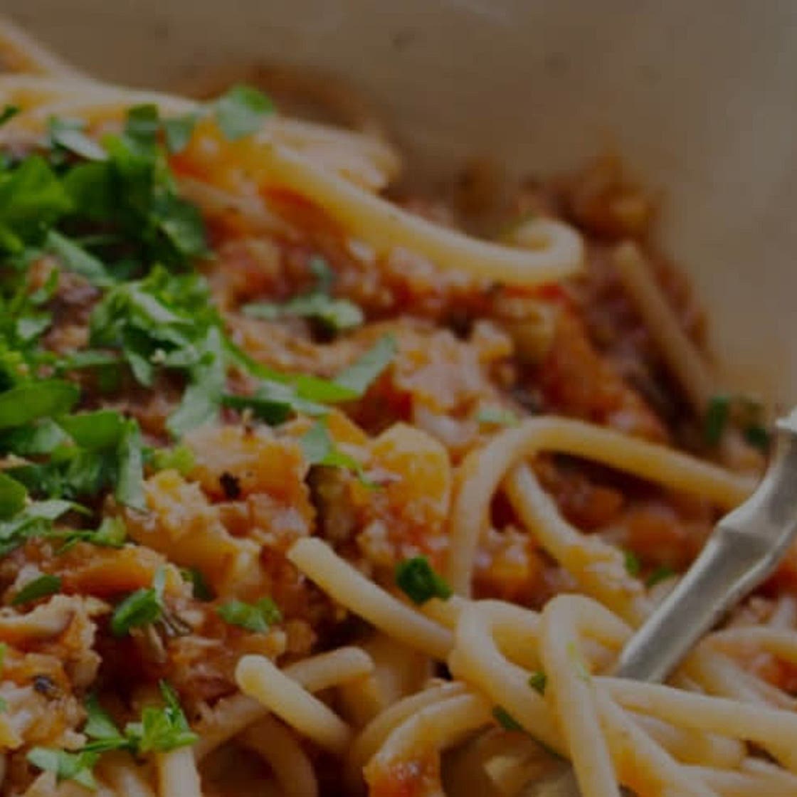 Cauliflower Bolognese