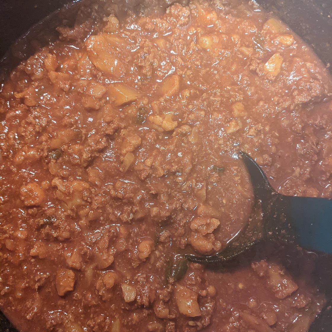 Turkey and Cauliflower Chili