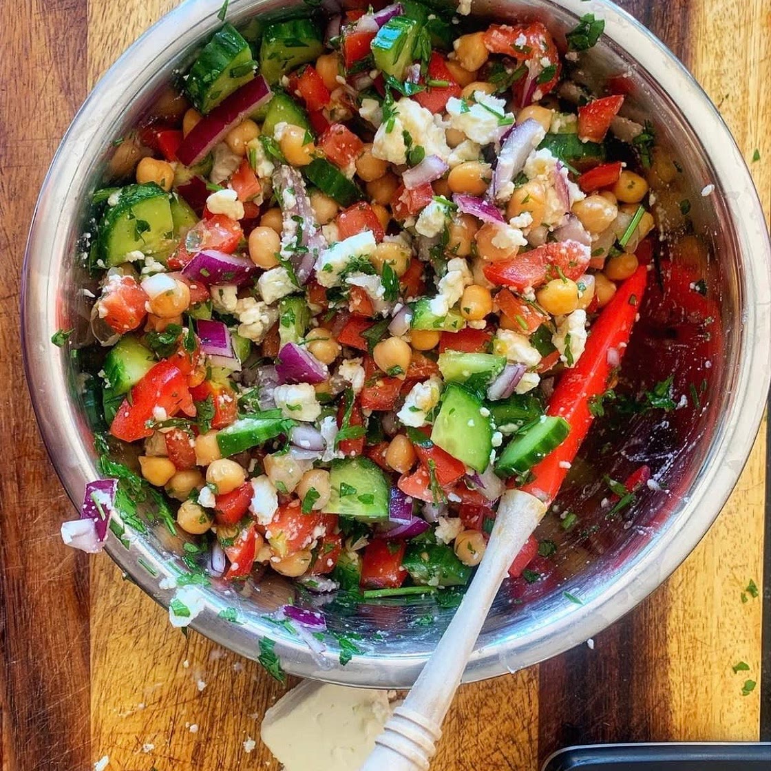S**t I’m late salad