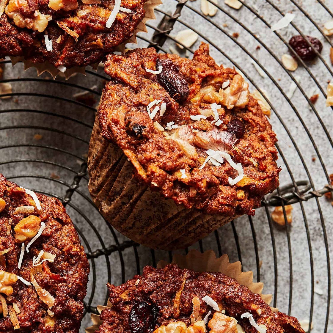 Gut Healthy Pumpkin Morning Glory Muffins
