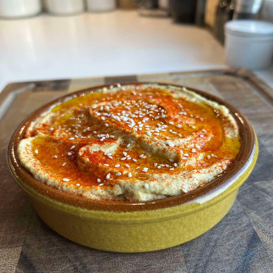 Fermented Garlic Sesame Hummus 
