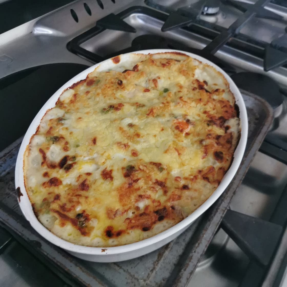 Fish pie mac ’n’ cheese