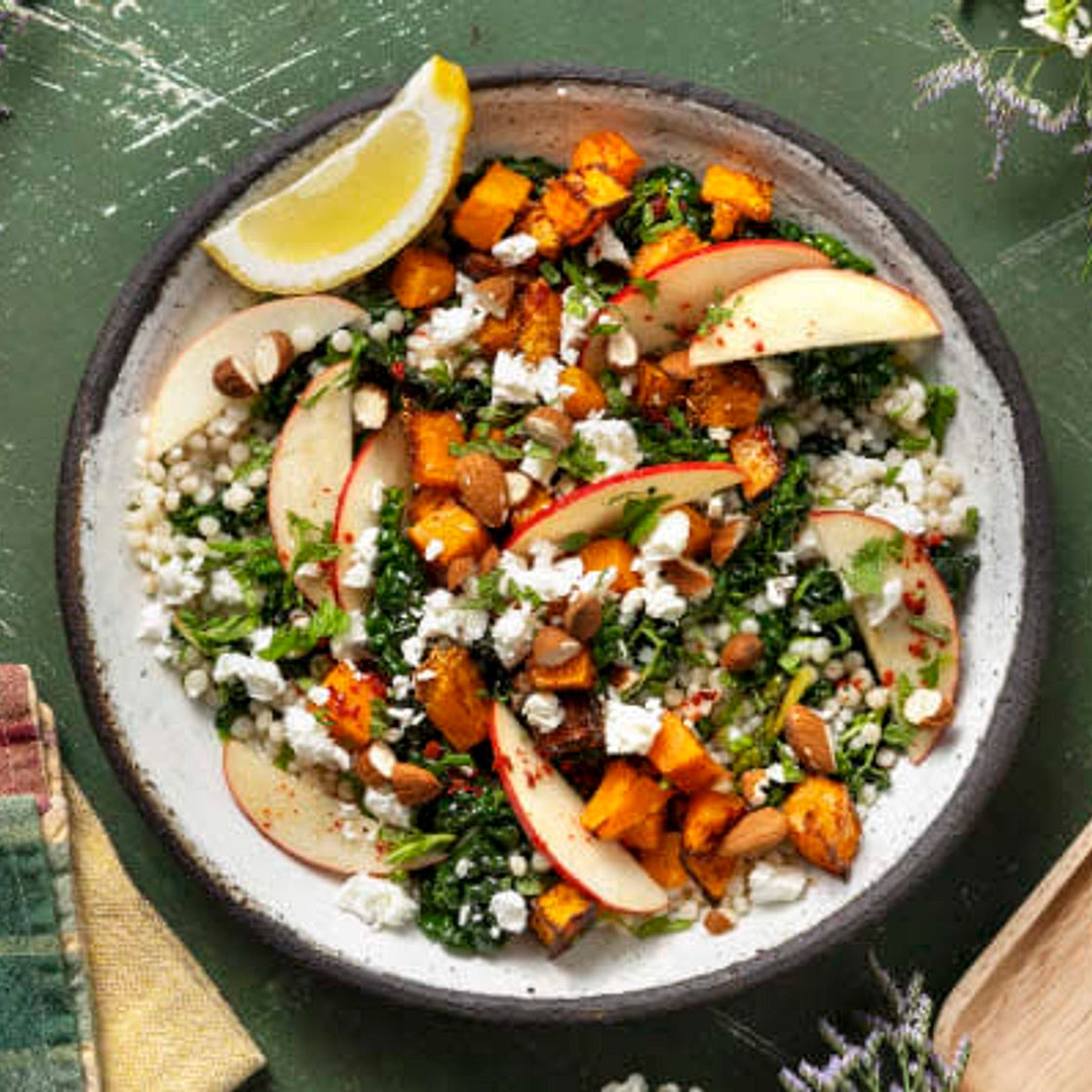 Apple, Feta and Butternut Squash Giant Couscous