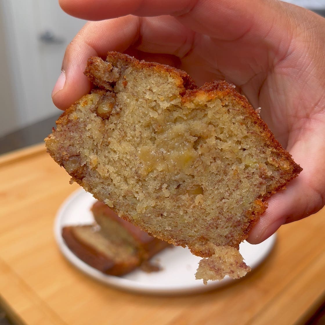 Air Fryer Super Moist Banana Nut Bread