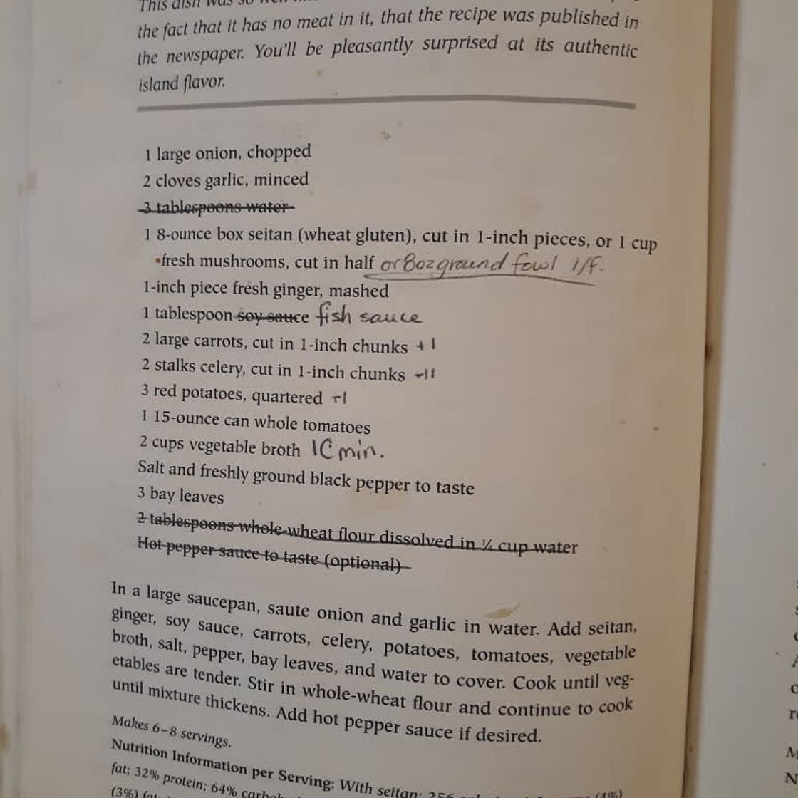 Hawaiian Savory Stew
