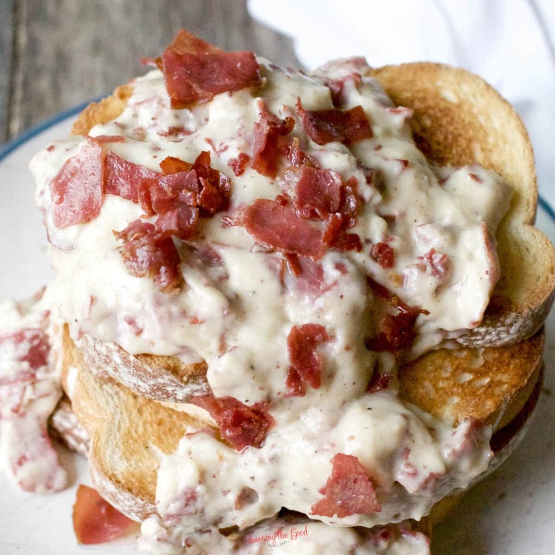 Chipped Beef On Toast Recipe { SOS Recipe }