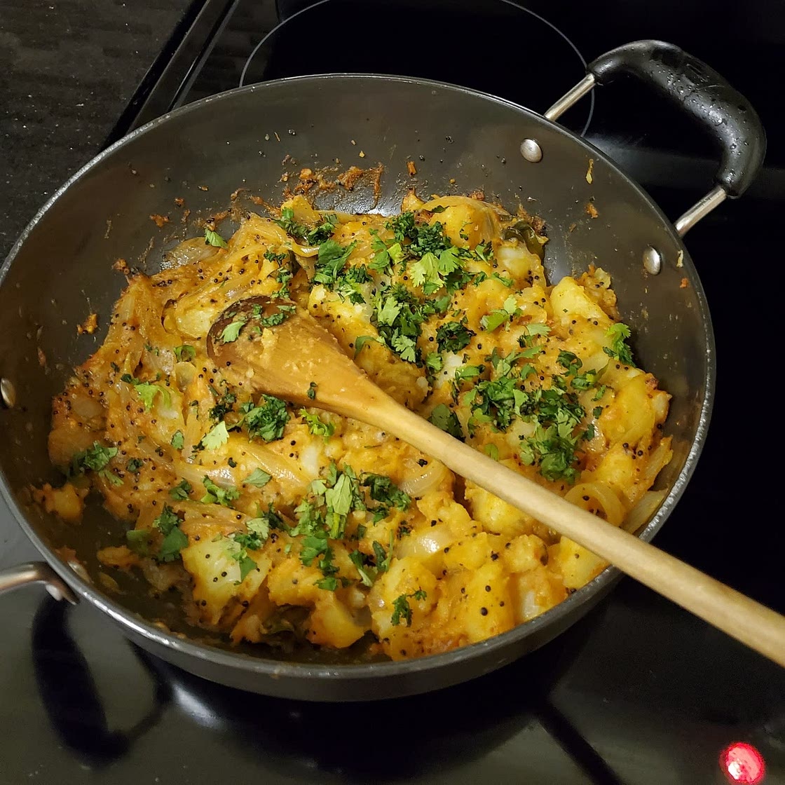 South Indian aloo masala (dosa stuffing)