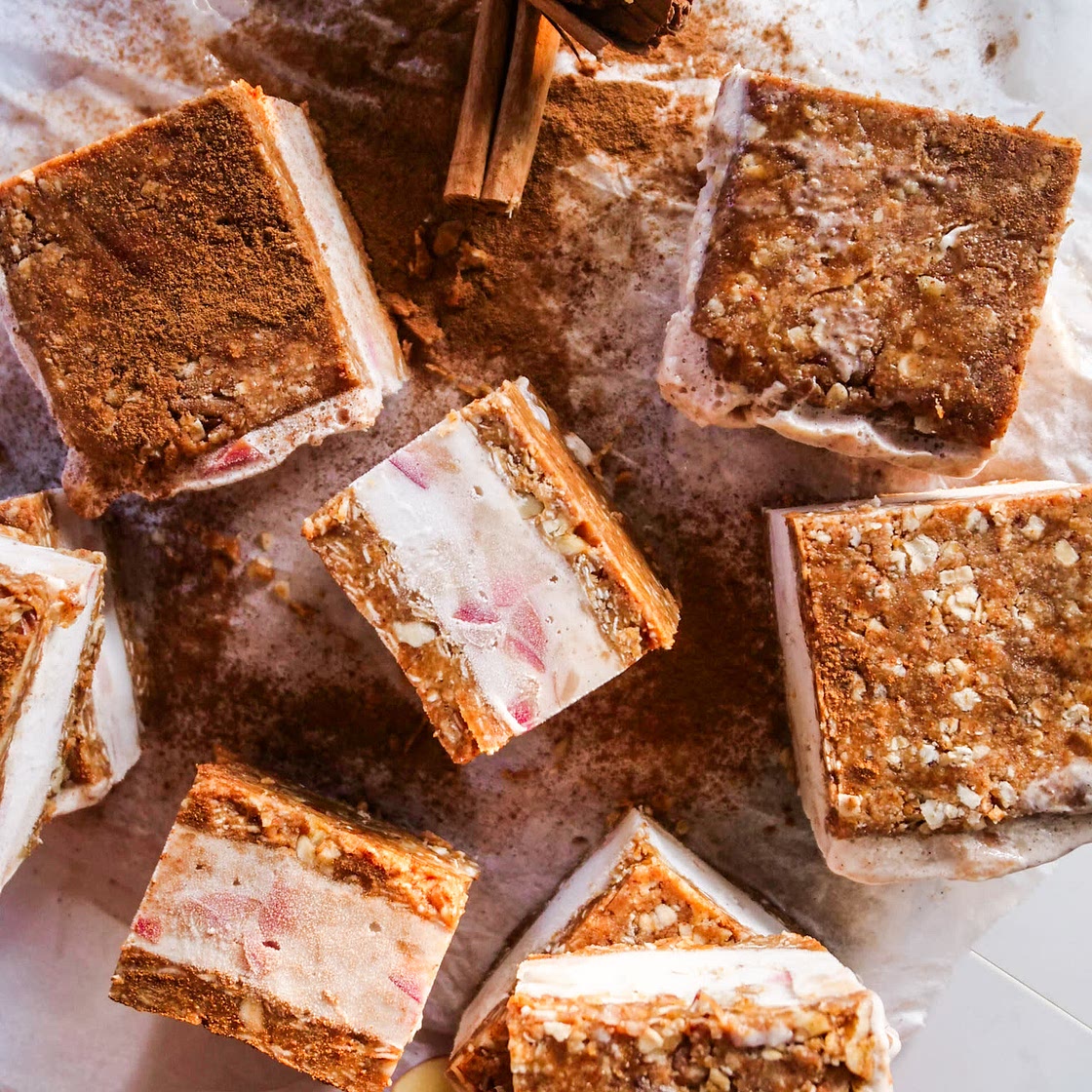 APPLE PIE ICE CREAM SANDWICHES