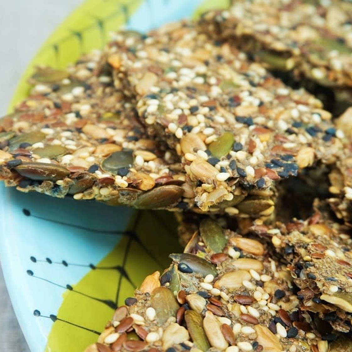 5 Seed Keto Cracker