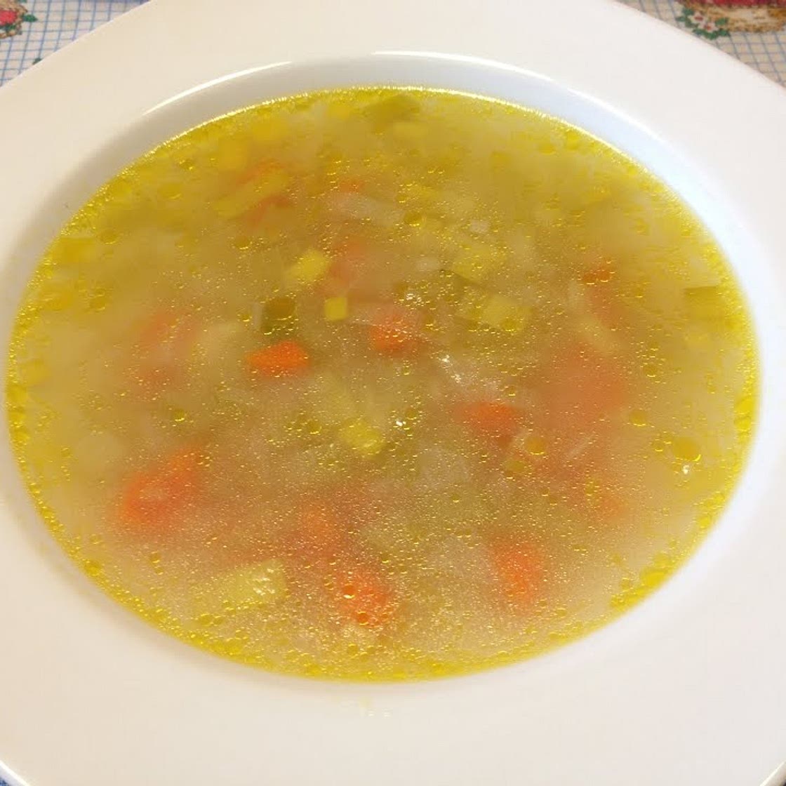 Caldo de verdura - sopa 
