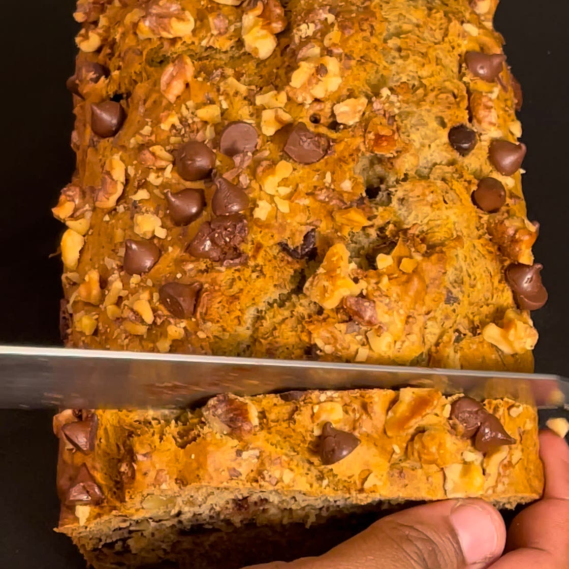 Chocolate Chip Walnut Banana Bread