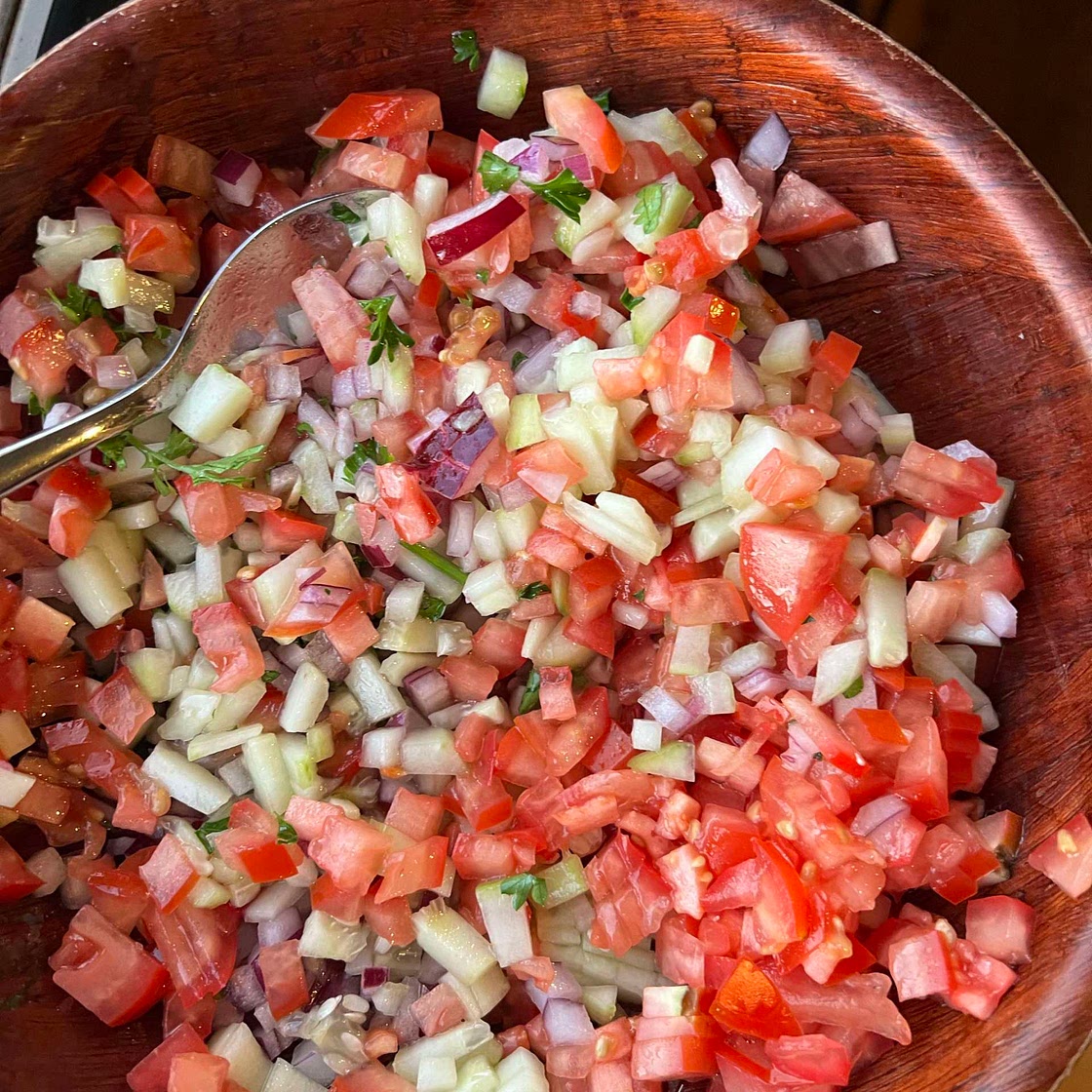 Traditional Israeli Salad