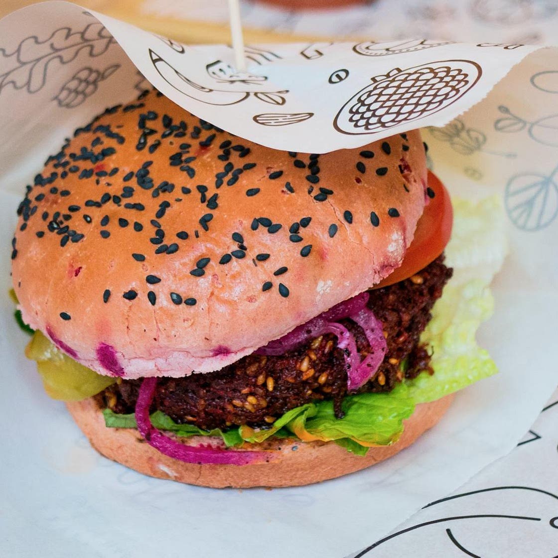 Sweet Potato Black Bean Burgers