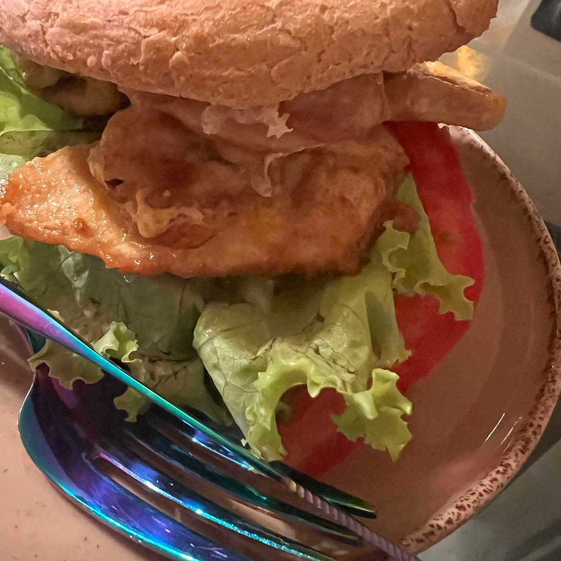 Leon chicken burger