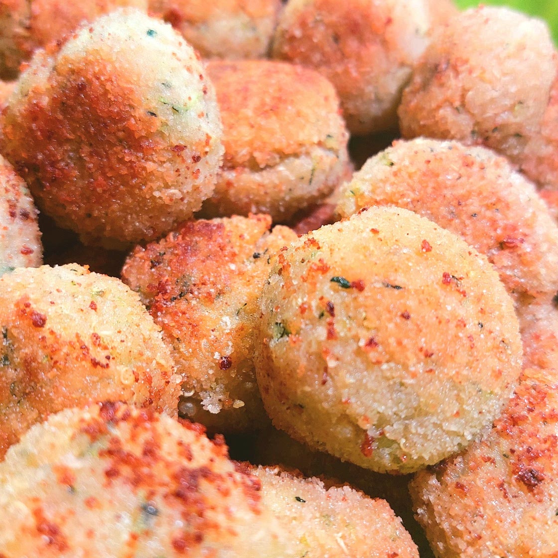 Rissoles - Quinoa, zucchini and shrimps